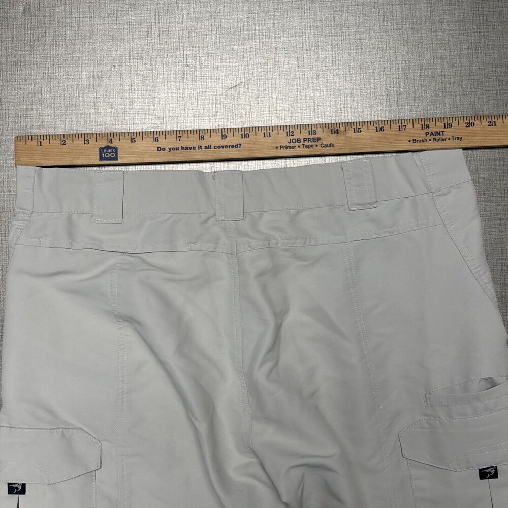 Bimini Bay Outfitters Cargo Shorts Mens 38‎ Tan Lightweight Outdoors Zip Pockets - Picture 7 of 7